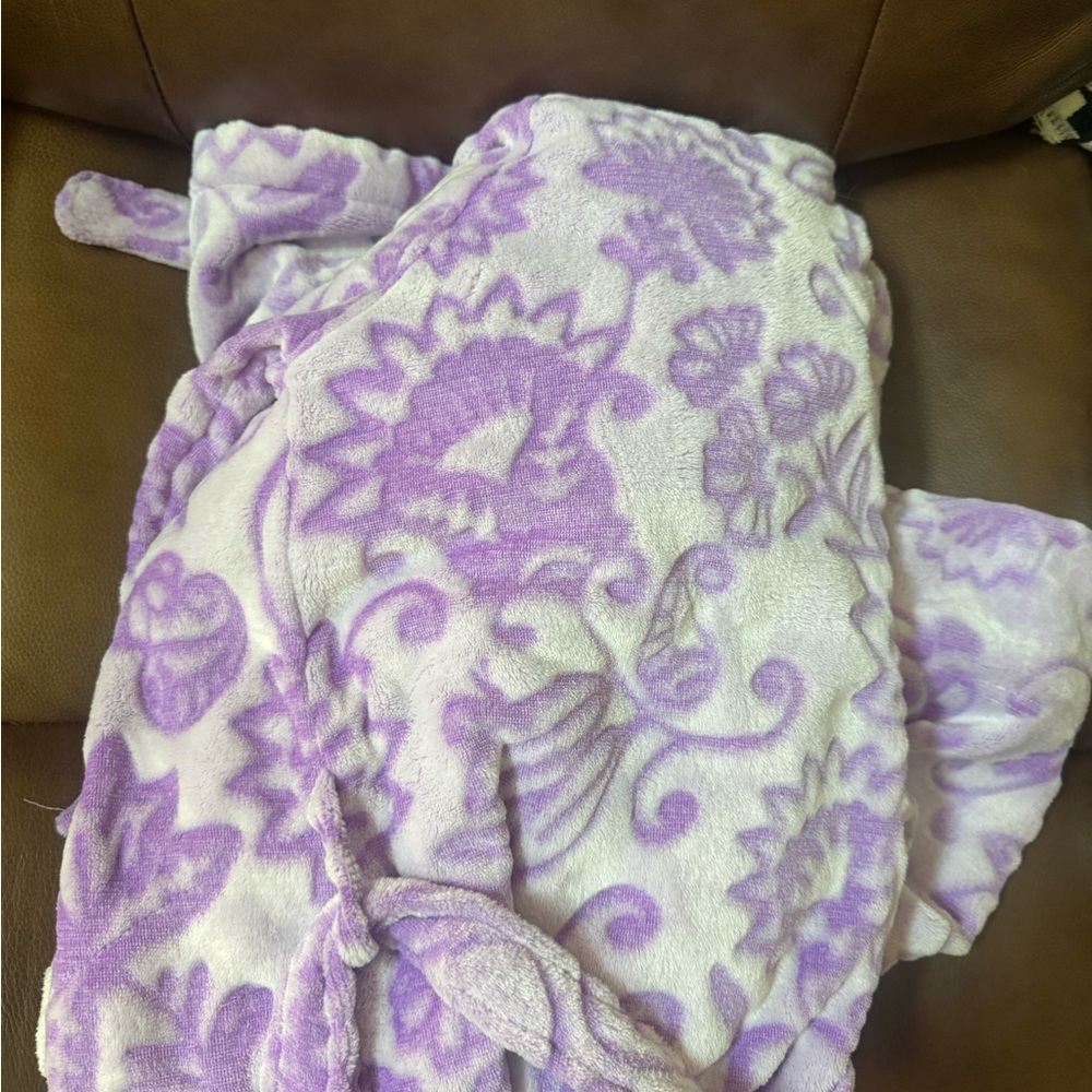 Vera Bradley Purple Floral Bathrobe